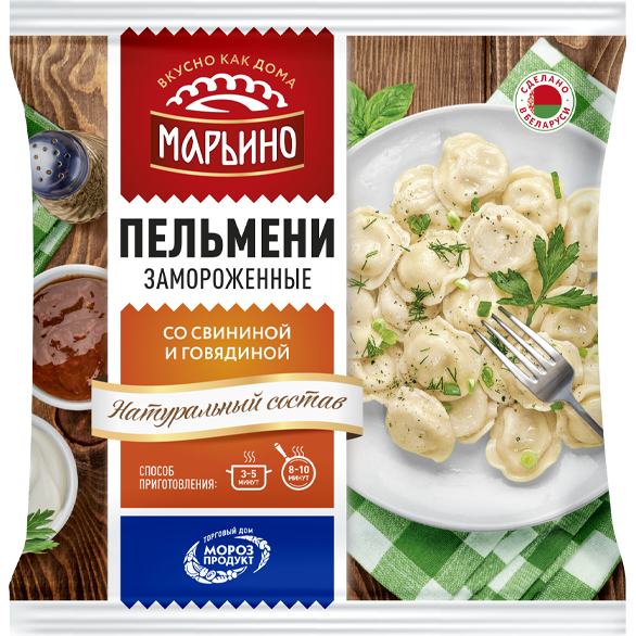 «МАРЬИНО» свинина и говядина пельмени «МАРЬИНО» свинина и говядина пельмени